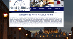 Desktop Screenshot of hotelnautilusroma.com