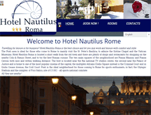 Tablet Screenshot of hotelnautilusroma.com